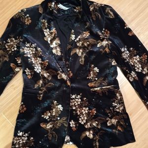 Nwt Cynthia rowley velvet blazer